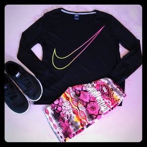 🌟 Nike Long Sleeve Oversized Tee & Leggings